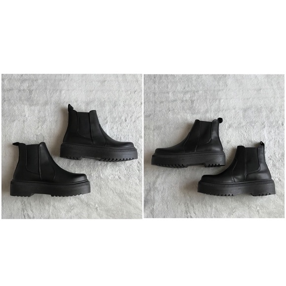 Steve Madden Yardley Platform Chelsea Boot Black 8 - Picture 5 of 11
